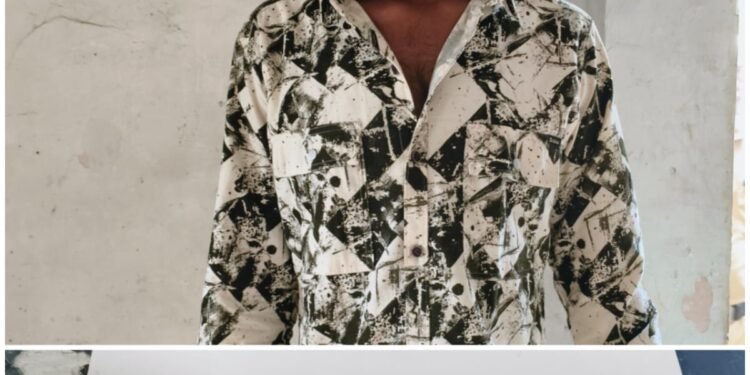 धारदार चाकू के साथ आरोपी संदीप जांगड़े गिरफ्तार