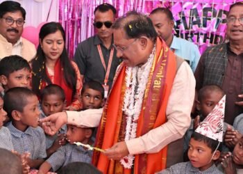 बच्चों के चेहरों की मुस्कान बना मुख्यमंत्री श्री साय के जन्मदिन का सबसे बड़ा उपहार