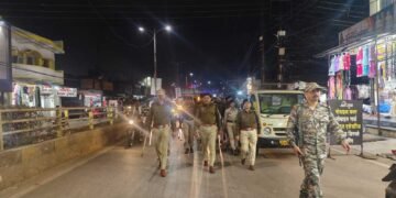 अपराधियों पर नकेल कसने की गई कॉम्बिंग गश्त चेकिंग