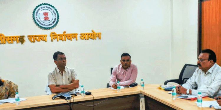 छत्तीसगढ़ राज्य निर्वाचन आयोग द्वारा स्थानीय निकायों के आम/ उप चुनावों की तैयारी प्रारंभ