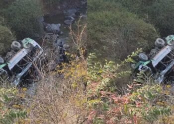 उत्तराखंड के कालसी में 30 यात्रियों से भरी बस खाई में गिरी