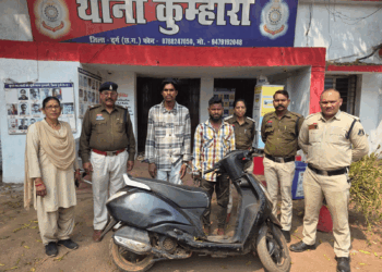 भेड़ एवं नगदी की झपटमारी करने वाले दो आरोपी गिरफ्तार, एक फरार