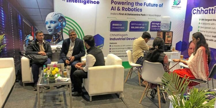 भारत मंडपम में एआई इम्पैक्ट समिट: छत्तीसगढ़ का स्टॉल बना आकर्षण केंद्र