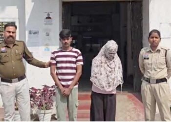 देह व्यापार में लिप्त दो आरोपियों को रंगे हाथों गिरफ्तार