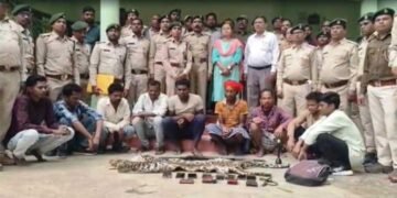 तेंदुए की खाल की तस्करी पर, 9 आरोपी गिरफ्तार वन विभाग को बड़ी सफलता