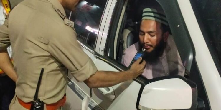 होली से पहले पुलिस की बड़ी कार्रवाई: 130 नशेड़ी वाहन चालक पकड़े, वाहन जब्त