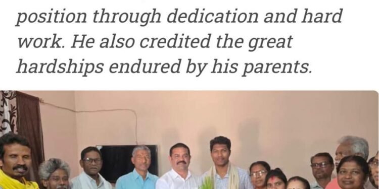 नक्सल प्रभावित क्षेत्र भैरमगढ़ के अंकित सकनी ने रचा इतिहास