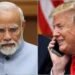 पश्चिम एशिया में व्याप्त तनाव के बीच अमेरिका के राष्ट्रपति डोनाल्ड ट्रंप ने भारत के प्रधानमंत्री नरेंद्र मोदी से बात की