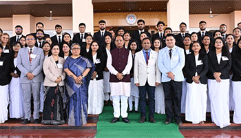 प्रशिक्षु न्यायाधीश लोकतंत्र के तीसरे स्तंभ के रूप में निभाएंगे महत्वपूर्ण भूमिका : मुख्यमंत्री साय