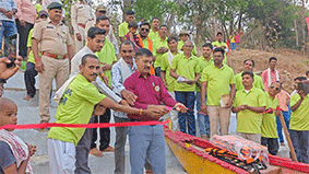 ईको-पर्यटन की दिशा में बड़ा कदम : धमनी में नौकाविहार सुविधा शुरू, स्थानीय आजीविका को मिलेगा नया संबल