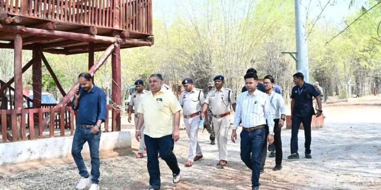  पर्यटन मंत्री श्री राजेश अग्रवाल ने मयाली नेचर कैंप का किया निरीक्षण