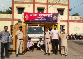 चोरी की शत प्रतिशत 05 वाशिंग मशीन व घटना मे प्रयुक्त वाहन के साथ 02 चोर गिरफ्तार