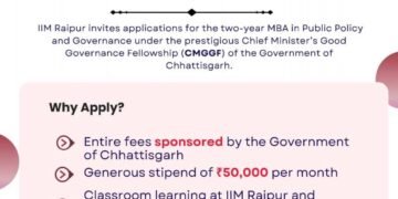 मुख्यमंत्री सुशासन फेलोशिप से युवाओं को मिलेगा प्रशासनिक क्षेत्र में करियर का अवसर