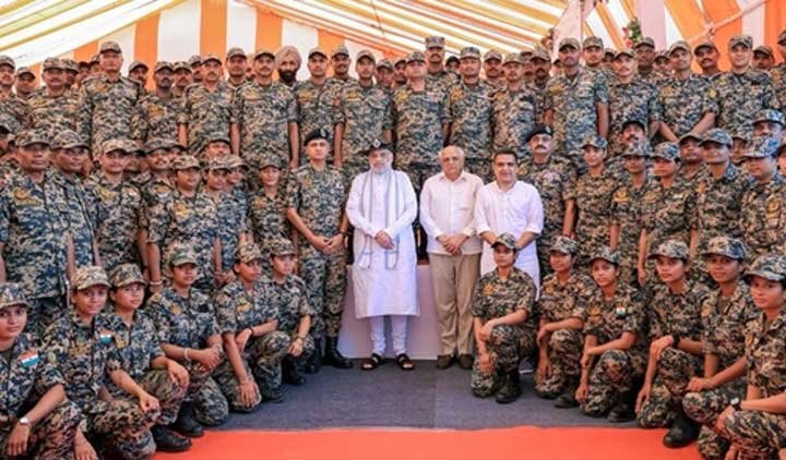 अमित शाह ने भुज में G-7 चौकी का उद्घाटन कर कहा, हरमी नाला में सुरक्षा अभेद्य