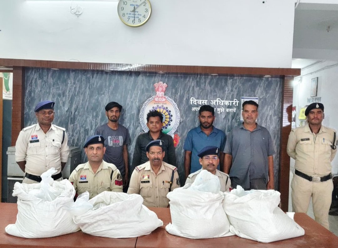 अवैध महुआ शराब कारोबार पर सक्ती पुलिस की बड़ी एवं निर्णायक कार्यवाही 