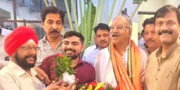 भाजपा अल्पसंख्यक मोर्चा ने बृजमोहन अग्रवाल को दी जन्मदिन पर मुबारकबाद