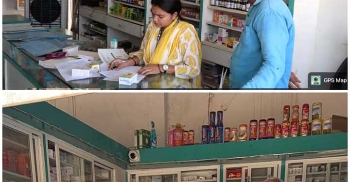 सही दवा शुद्ध आहार यहीं छत्तीसग़ढ का आधार अभियान के तहत जिला बलौदा बाजार में किया गया निरीक्षण