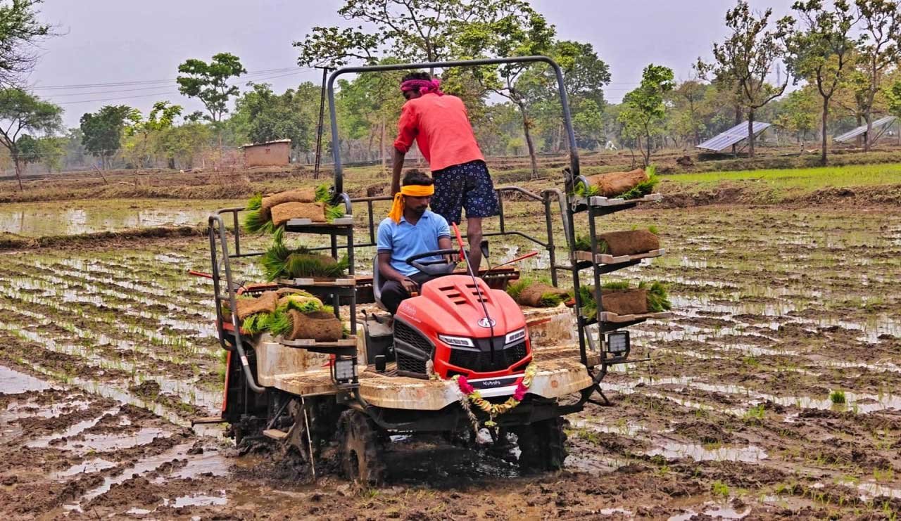 धान की रोपाई में आधुनिकता का समावेश