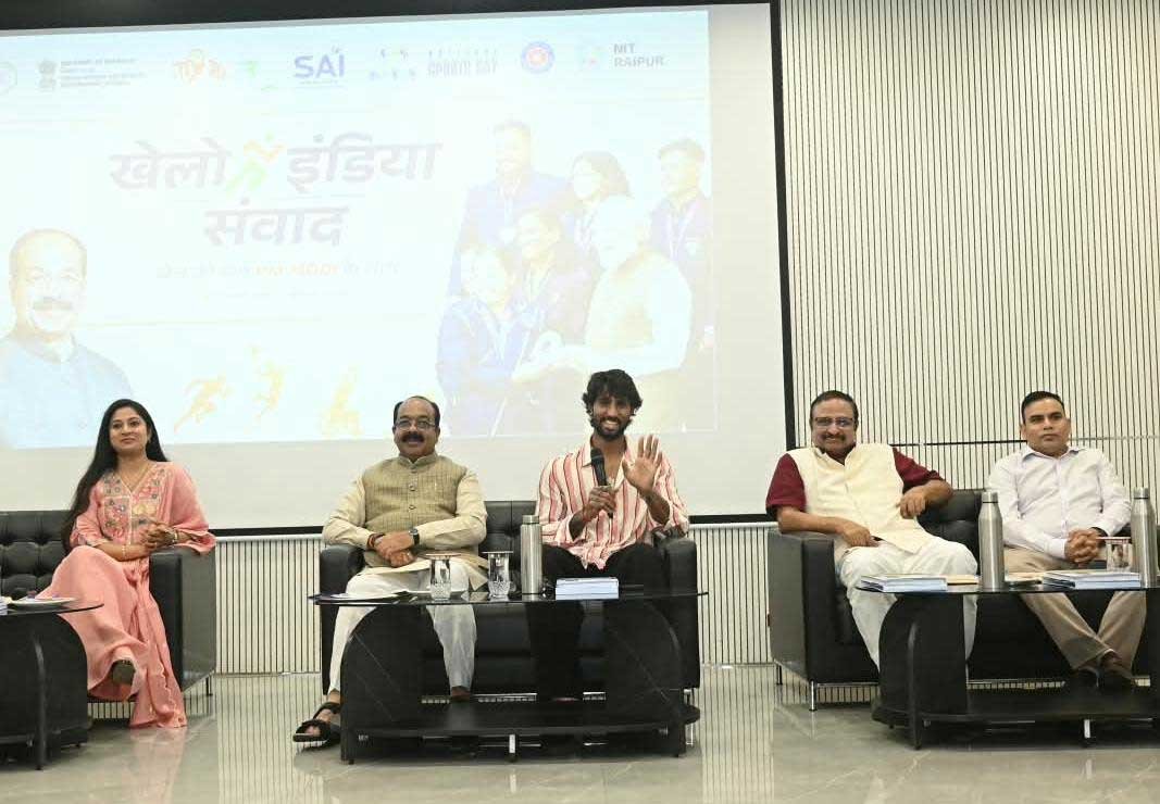  उप मुख्यमंत्री अरुण साव ‘खेलो इंडिया संवाद’ कार्यक्रम में हुए शामिल