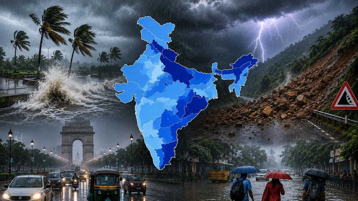 देश के कई हिस्सों में बारिश का तांडव, छत्तीसगढ़-MP में ऑरेंज अलर्ट; बाढ़ का भी खतरा