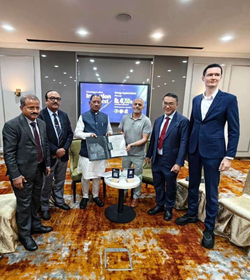  सिंगापुर की एनर्जी कैपिटल ग्लोबल छत्तीसगढ़ में एआई-रेडी डेटा सेंटर कैंपस में करेगी ₹41,750 करोड़ का निवेश