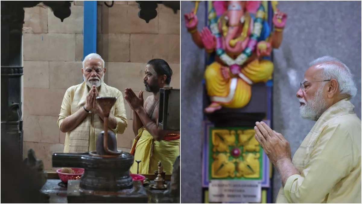 PM Modi News: जनसेवा के 25 साल पूरे होने पर श्री विनायक मंदिर पहुंचे पीएम मोदी, देश के लिए की प्रार्थना