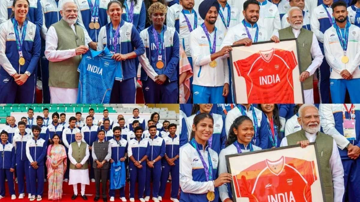 Asian Games Medal Winners: पदकवीरों के साथ पीएम मोदी की खास मुलाकात, महिला खिलाड़ियों की जमकर तारीफ