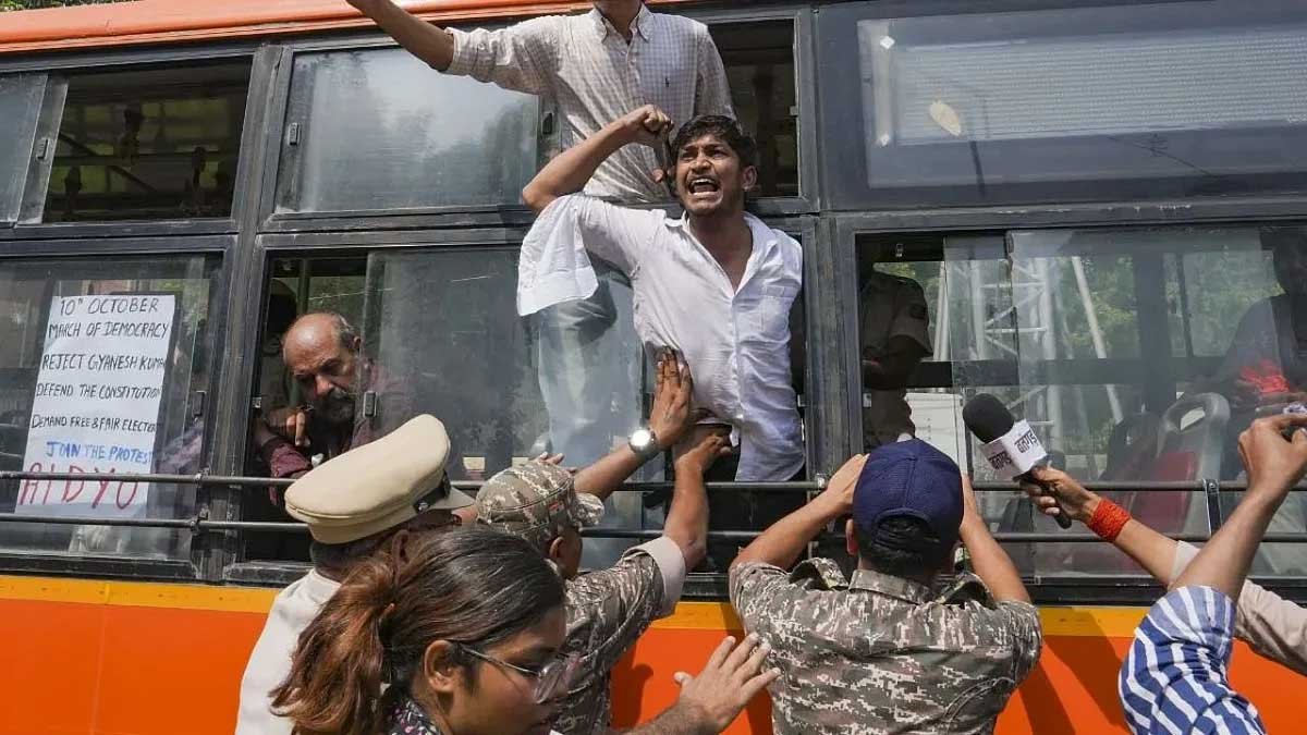 ज्ञानेश कुमार के विरोध प्रदर्शन और विदेशी नेटवर्क का क्या है कनेक्शन?