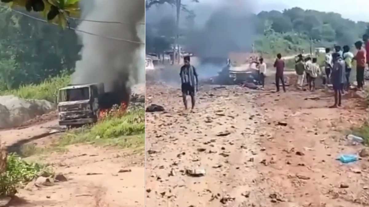 आंध्र प्रदेश में सड़क निर्माण के दौरान धमाका, चालक और 4 मजदूरों समेत 5 की मौत